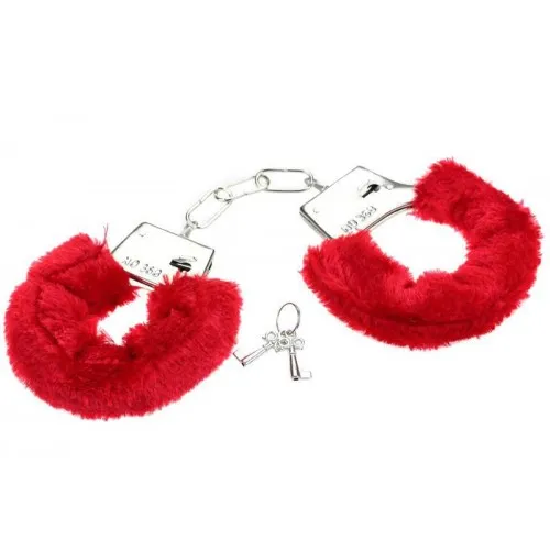 Наручники with Plush red SK-0125