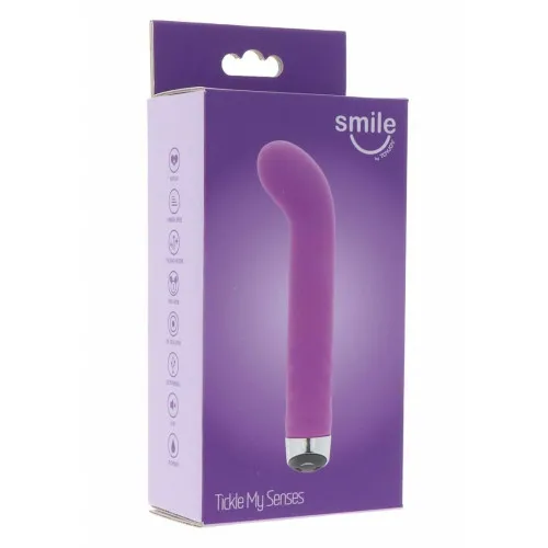 ВІБРАТОР ДЛЯ ТОЧКИ G SMILE TICKLE MY SENSES, фіолетовий