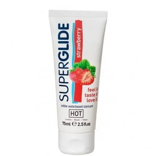 Лубрикант оральний SUPERGLIDE Strawberry 75 мл