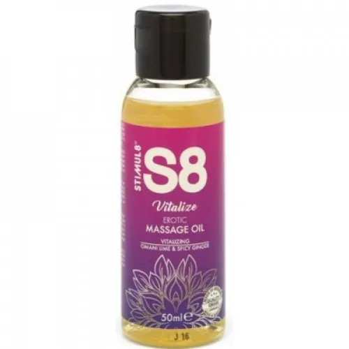 S8 Massage Oil олія для еротичного масажу 50 мл (оманський лайм та гострий імбир)