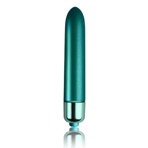 Віброкулька Rocks Off RO-90mm Touch of Velvet Peacock Petals матова, 10 режимів роботи, на батарейці