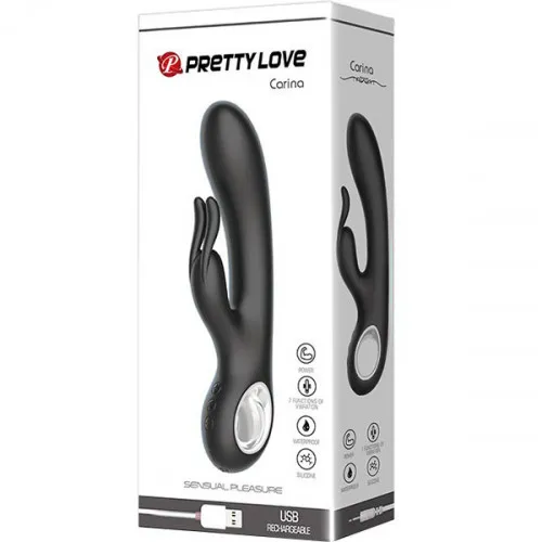 Вібростимулятор Pretty Love Carina BI-014480-2 чорний