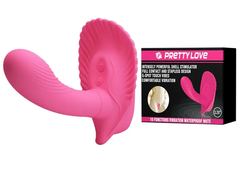 Кліторально-вагінальний стимулятор Pretty love Clamshell