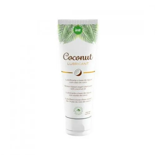 Доглядає лубрикант Intt Coconut з кокосовим маслом на водній основі (100 мл)