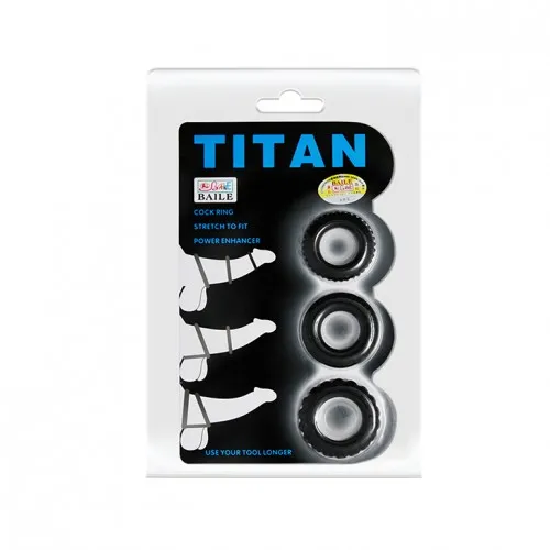 Набір ерекційних кілець TITAN 3 шт BI-210148