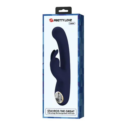 Вібратор-кролик з дисплеєм Lamar Pretty Love Baile BW-500004-LED-2