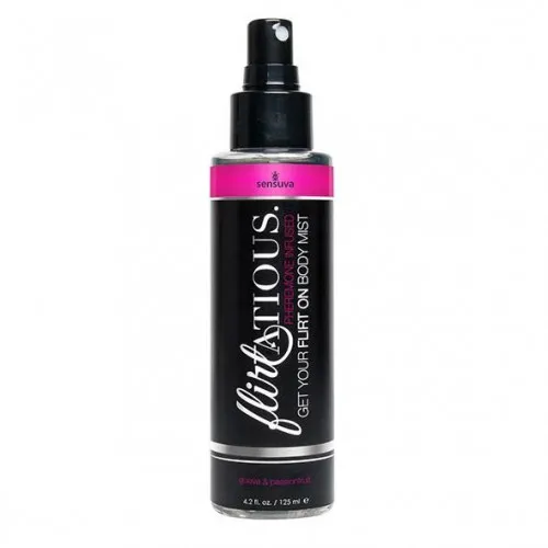 Спрей для тіла з феромонами Sensuva Flirt Atious 125ml, passionfruit & guava
